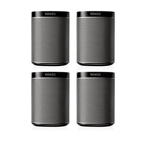 Sonos PLAY:1 Multi-Room Digital Music System Bundle (4 - PLAY:1 Speakers) - Black