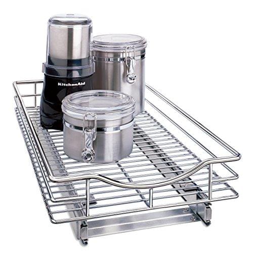 Lynk Professional Slide Out Cabinet Organizer - Pull Out Under Cabinet Sliding Shelf