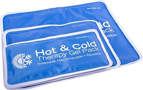 Roscoe Reusable Cold Pack and Hot Pack – Ice Pack For Knee, Shoulder, Back, Injuries - Microwave Heating Pad, 5 x 10 Inches