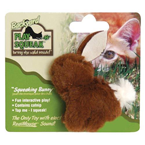 OurPets Play-N-Squeak Backyard Collection Squeaking Interactive Catnip Cat Toy