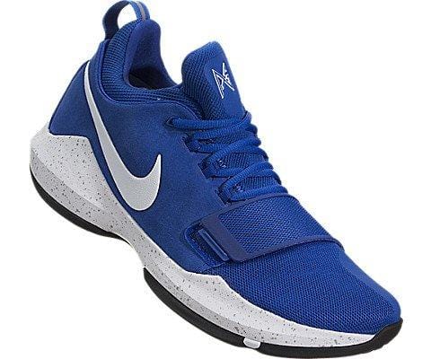Nike Men's PG1 Basketball Sneakers Blue White Size 10.5 D (US)