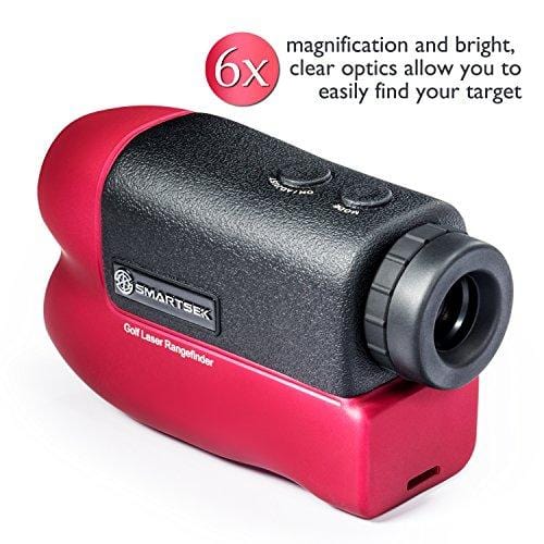 SMARTSEK Golf Rangefinder Laser Distance Finder for Hunting Golf Waterproof Portable Range Finder Battery Included