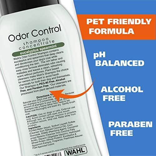 Wahl Dog/Pet Shampoo, Odor Control