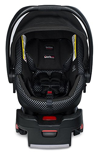 Britax B-Safe Ultra Infant Car Seat - 4 to 35 Pounds - Rear Facing - 2 Layer Impact Protection, Cool Flow Ventilated Fabric, Grey