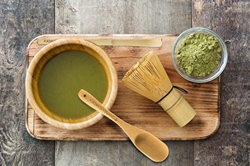 BAMBOOWORX Japanese Tea Set, Matcha Whisk (Chasen), Traditional Scoop (Chashaku), Tea Spoon, The Perfect Set to Prepare a Traditional Cup of Matcha.