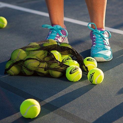Gamma Bag of Pressureless Tennis Balls - Sturdy & Reuseable Mesh Bag with Drawstring for Easy Transport - Bag-O-Balls (12-Pack of Balls, Yellow) [product _type] Gamma Sports - Ultra Pickleball - The Pickleball Paddle MegaStore