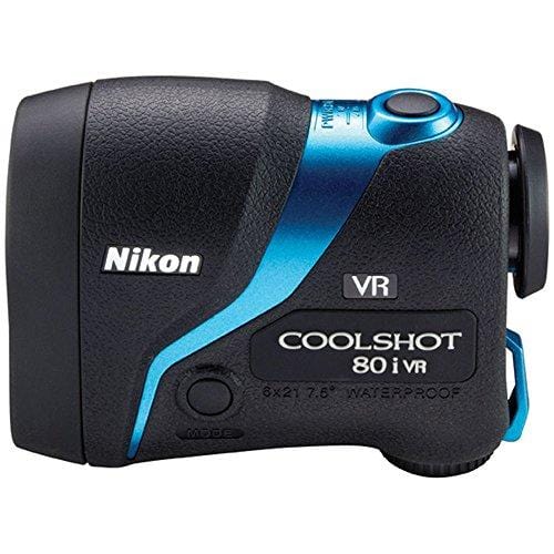 Nikon COOLSHOT 80i VR Golf Laser Rangefinder (16205) Bundle w All Weather Sport Case + Abbigliamento Sportivo SRL Deluxe Folding Umbrella + Lens Cleaning Pen
