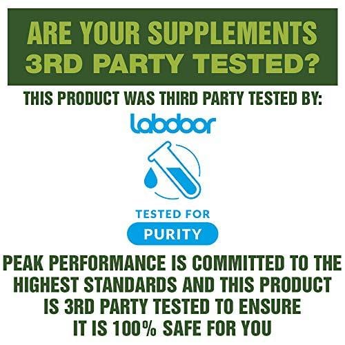 Peak Performance Organic Greens Superfood Powder. Best Tasting Organic Green Juice Super Food with 25+ All Natural Ingredients for Max Energy & Detox. Spirulina, Spinach, Kale, Turmeric Probiotics