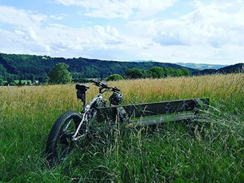 Cyrusher XF800 Fat Tire Electric Bike 1000W 48V Mens Mountain Bike Snow Ebike 26inch Bicycle Full Suspension Fork Hydraulic Brakes