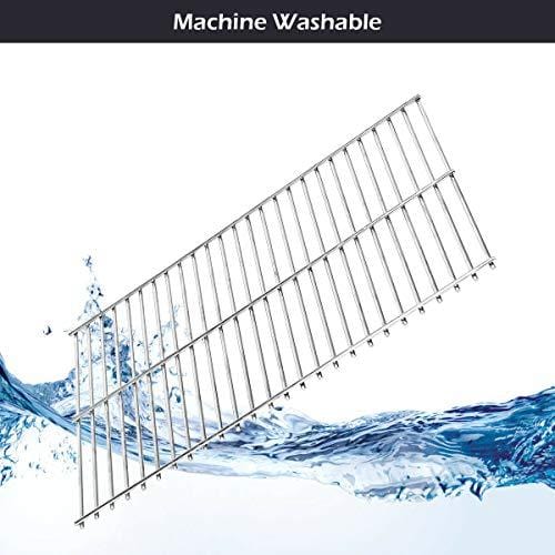 Giantex Propane Tabletop Gas Grill Stainless Steel Two-Burner BBQ, with Foldable Leg, 20000 BTU, Perfect for Camping, Picnics or Any Outdoor Use, 22" x 18" x 15", Silver