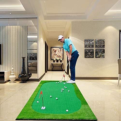 77tech Golf Putting Green System Professional Practice Green Long Challenging Putter Indoor/Outdoor Golf Training Mat Aid Equipment (5ftx10ft Large) [product _type] 77tech - Ultra Pickleball - The Pickleball Paddle MegaStore