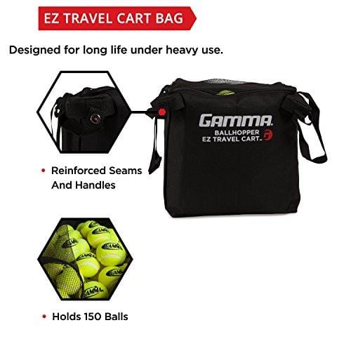 Gamma Sports EZ Travel Cart Pro Ball Hopper