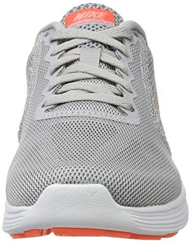 NIKE Women's Revolution 3 Running Shoe, Wolf Grey/Hyper Orange/Cool Grey, 10 C/D US