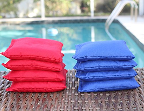 Driveway Games All Weather Cornhole Set. Regulation Corn Toss Boards & Bean Bags. Family Outdoor Lawn Yard Game, White