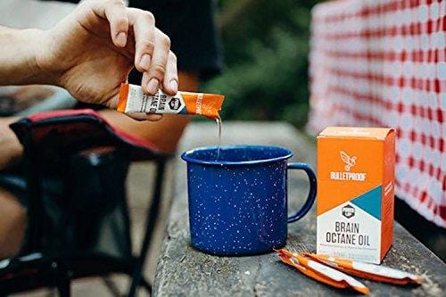 Bulletproof Brain Octane Oil Go Packs, Travel Friendly Packets, Keto Diet Friendly Source of C8 Energy, More Than Just MCT (15 Count)