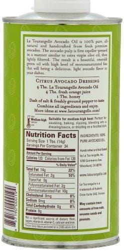 La Tourangelle Avocado Oil, 16.9-Ounce Tins (Pack of 2)