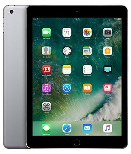 Apple iPad with WiFi + Cellular, 32GB, Space Gray (2017 Model) (Renewed)