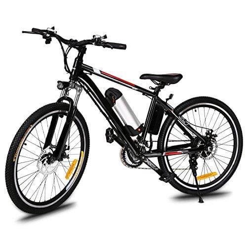 Fast88 Electric Mountain Bike with 250W Removable Lithium-Ion Battery (36V, 8AH), E-Bike with Battery Charger