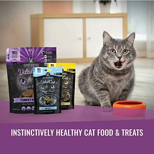 Vital Cat Freeze-Dried Minnows Grain Free Limited Ingredient Cat Treats, .5 Oz Resealable Bag