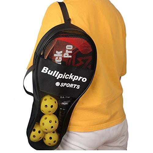 Bullpickpro Premium Pickleball Bag Pickleball Holder Backpack Pack Fits Multiple Paddles with Convenient Pockets