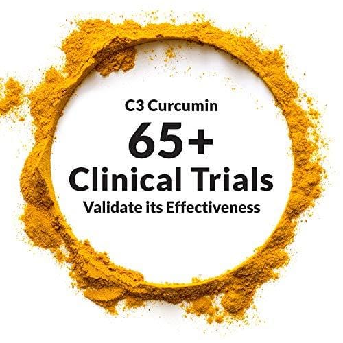 Organic Turmeric Curcumin C3® Complex - Bioperine Black Pepper, Boswellia & Ginger - [Clinically Proven C3 Turmeric] - 95% Standardized Curcuminoids - Inflammation & Joint Supplement, 60 Capsules