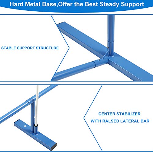 PICKLETECH Portable Pickleball Net Outdoor 22FT Regulation Size Set 3.0 Reinforced Version Blue