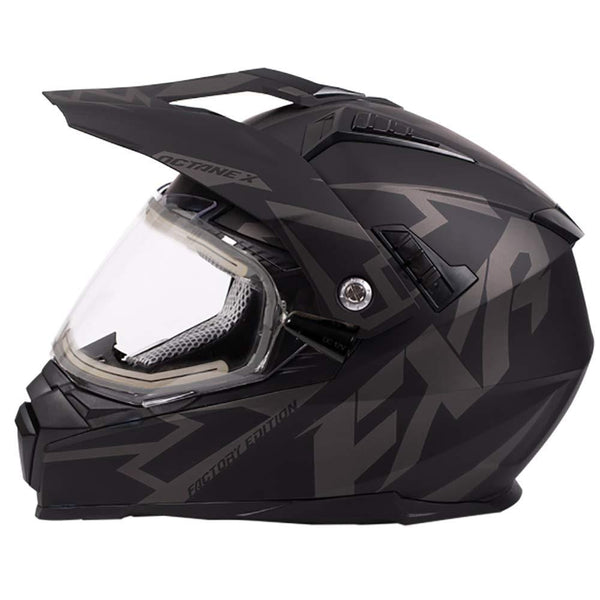 FXR Octane X Deviant Helmet with Electric Shield 200620 Black Snow Heated (LG)
