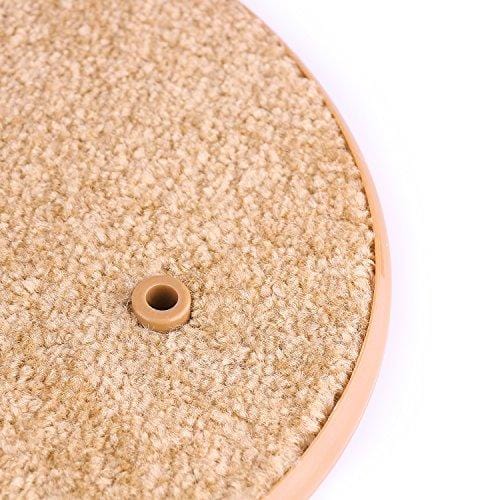 AikoPets Cat Arch Self Groomer Massager Groom Toy Dog Brushes Pet Puppy Cat Scratcher Toys Fur Grooming Cat Toy Brush Controls Shedding with Scratch Pad and Catnip Interactive Kitten Toys