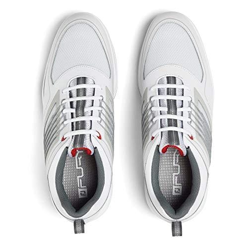 FootJoy Men's Fury Golf Shoes White 10.5 M Red, US [product _type] FootJoy - Ultra Pickleball - The Pickleball Paddle MegaStore