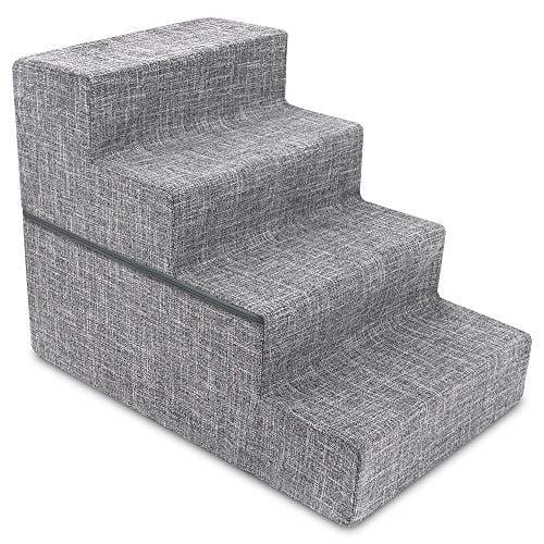 Best Pet Supplies Foldable CertiPUR-US Certified Foam Pet Stairs/Steps