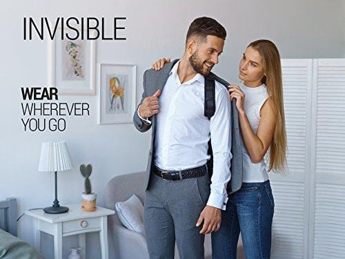 Posture Corrector for Men & Women - Adjustable Shoulder Posture Brace - Figure 8 Clavicle Brace for Posture Correction and Alignment - Invisible Thoracic Back Brace for Hunching