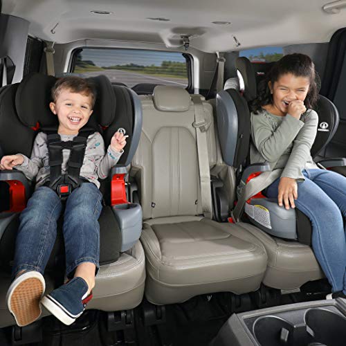 Britax Grow with You ClickTight Plus Harness-2-Booster Car Seat - 3 Layer Impact Protection - 25 to 120 Pounds, Jet Safewash Fabric [Newer Version of Pinnacle]