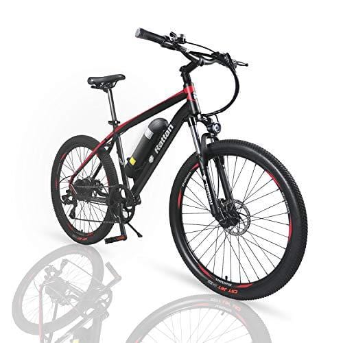 Rattan 26 inch Aluminum Electric Mountain Bike Shimano 7 Speed E-Bike 36V 10.4Ah Lithium Battery 350W Electric Bicycle 26 inch Adult Assisted E-Bike