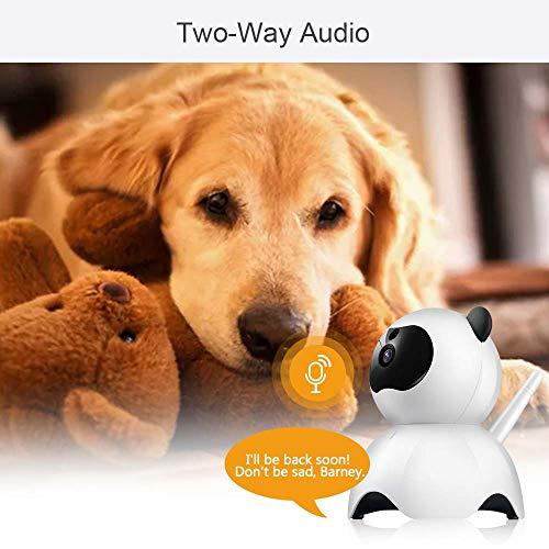 LEMFO Dog Camera, 1080P Full HD Pet Camera, Pet Cameras That Connect with iPhone Android Dog Camera with Phone App WiFi IP Camera with Two Way Audio, Night Vision, Motion Detection Alert