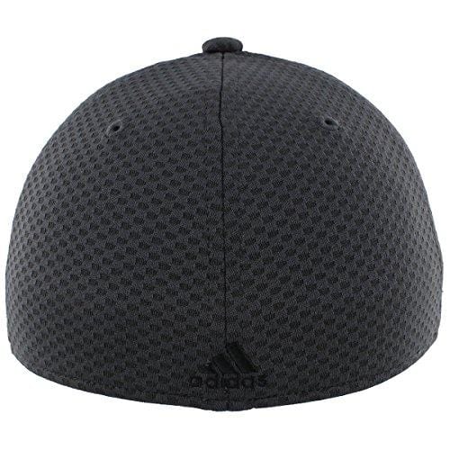 adidas Men's Amplifier Stretch Fit Structured Cap, Night Grey/Scarlet, Large/X-Large [product _type] adidas - Ultra Pickleball - The Pickleball Paddle MegaStore
