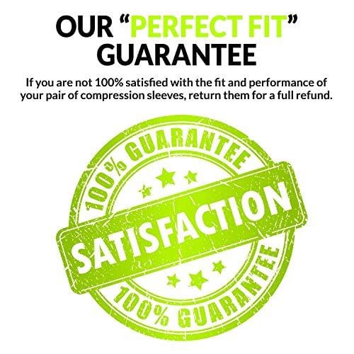 Knee Brace Compression Sleeve (1 Pair) - Best Knee Support Braces for Meniscus Tear, Arthritis, Joint Pain Relief, Injury Recovery, ACL, MCL, Running, Workout, Basketball, Sports, Men and Women