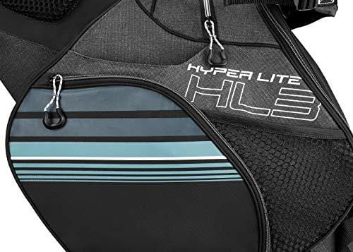 Callaway Golf 2019 Hyper Lite 3 Stand Bag, Black/White, Double Strap