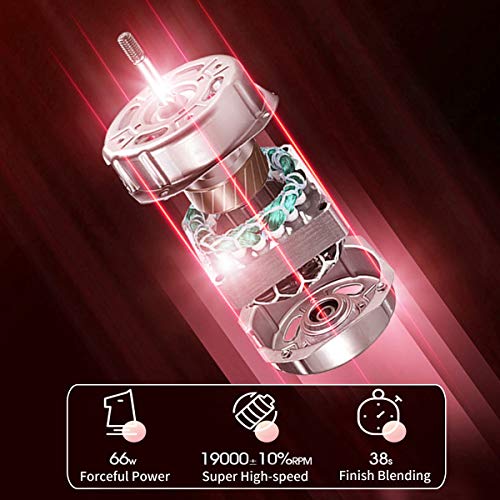 Portable Blender for Handmade Fruit or Vegetable Smoothie 350 ML Pink Mini Juicer with USB Rechargeable and Waterproof BPA Free Suitable for Outdoor, Travel, Home, Personal Used and Sport