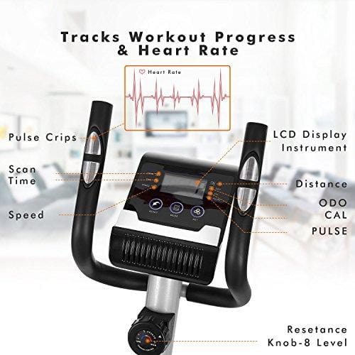 Jaketen Elliptical Exercise Machine Magnetic Smooth Quiet Driven Eliptical Trainer Machine for Home Use (Elliptical-Gray)