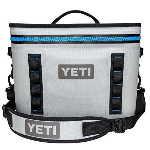 YETI Hopper Flip 18 Portable Cooler, Fog Gray/Tahoe Blue