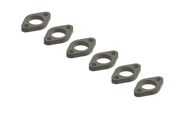 Exhaust Manifold Header Flange Set for 1998-2019 5.9l & 6.7l Cummins Turbo Diesel