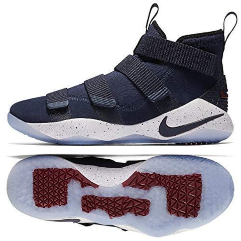 Nike Lebron Soldier Xi Mens Basketball Shoes (11 D(M) US, College Navy/College Navy-White-Team Red)