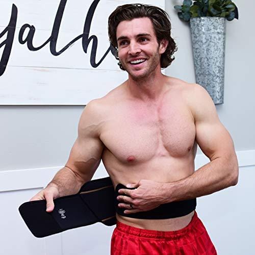 Copper Compression Recovery Back Brace - Highest Copper Content With Infused Fit. Back Braces For Lower Back Pain Relief. Lumbar Waist Support Belt For Men & Women. Size L/XL Fits Waist 39" - 50"