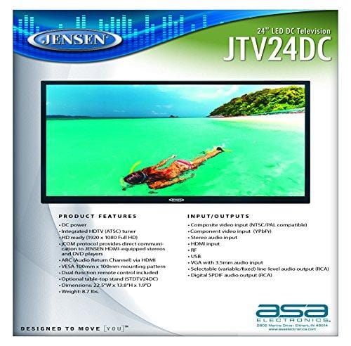 ASA JTV24DC LED TV with Integrated HDTV
