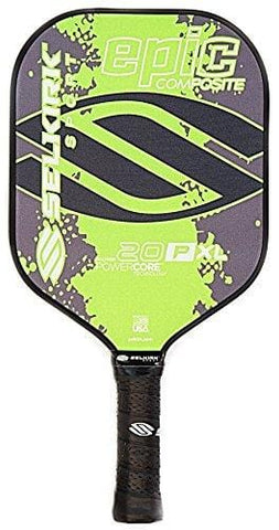 Selkirk Sport 20P Epic Polymer Honeycomb Core Composite Pickle Ball Paddle, Lime Green, X-Large