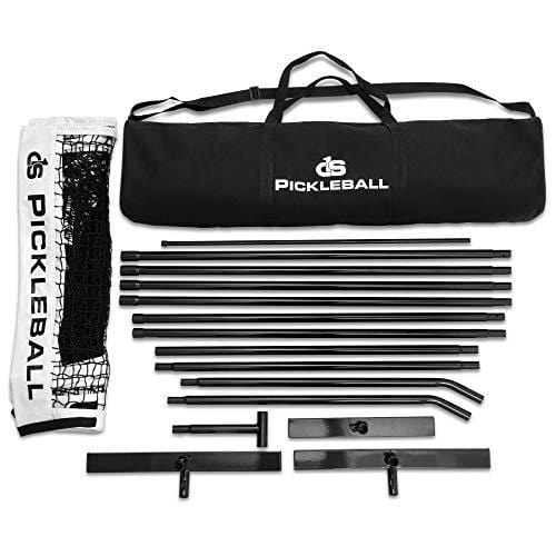 Day 1 Sports Portable Pickleball Net with Tube Steel Frame, Carry Bag Professional, Tournament Nets - Durable Pickle Ball Equipment Set and Accessories - Outdoor or Indoor Play, Regulation Size