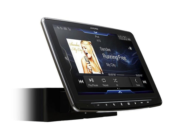 Alpine iLX-F309 HALO9 Receiver w/ 9-inch Touch Screen, Single-DIN, Includes Front & Rear Cameras + Camera Switcher