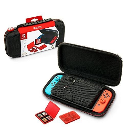 Nintendo Switch Carrying Case - Protective Deluxe Travel Case - Black Ballistic Nylon Exterior - Official Nintendo Licensed Product