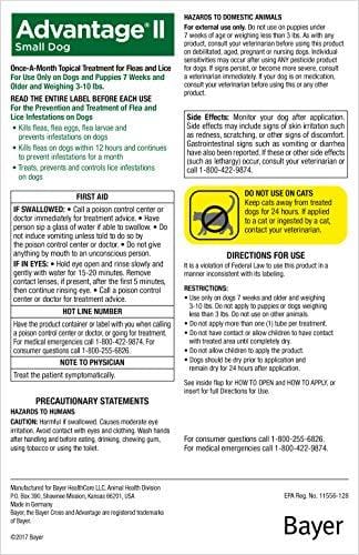 Bayer Advantage II Topical Flea Treatment Dogs