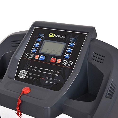 Goplus 2.5HP Folding Treadmill Electric Support Motorized Power Running Fitness Jogging Incline Machine W/APP Control & Shock-Absorption System (New Model)